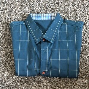 Blue Checkered Men's Shirt
